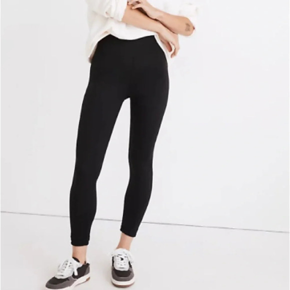 Madewell MWL Form High-Rise 25" Leggings Navy Blue - Picture 2 of 9